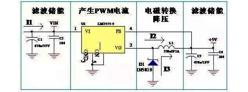LM2575 switching power supply circuit schematic diagram3