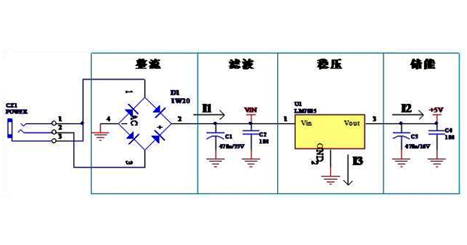 Linear power supply schematic diagram1